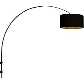 Steinhauer Wandlampe Sparkled Light, dimmbar, schwarz, für Wohn- / Esszimmer, Metall, Modern, Wandleuchte, Wandlampe Innen