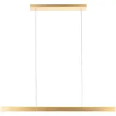 Steinhauer Design-Pendelleuchte BrightLine 120cm gold