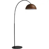 Masterlight Stehlampe Industria 186 braun mit weiß