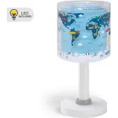 DALBER Tischleuchte für Kinderzimmer Kids World blau