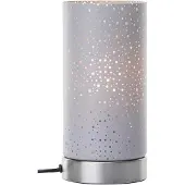 Brilliant Tischleuchte 24cm Scarlett in eisen/grau Glas/Metall