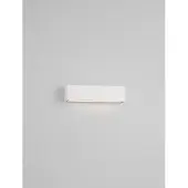 Nova Luce LED Außen-Wandleuchte Allure 8W warmweiss 3000K IP65 salzwasserfest Weiß Aluminium 22x6cm 9136459