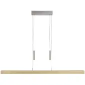 HerzBlut Leonora LED Balkenlampe mit Unterlicht Asteiche natur 121cm