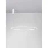 Lyora TARQUIN LED Pendelleuchte Weiß 59W Warmweiss 200x100cm dimmbar 9345608