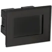 Nova Luce LED Wandeinbauleuchte Olin 3W warmweiss 3000K IP65 Anthrazit Aluminium 10x8cm 9050705