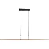 Masterlight Pendelleuchte Iota 1-flammig Aluminium Braun 130x10cm