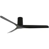 Beacon Lighting Deckenventilator Londo schwarz DC-Motor 132 cm leise, schwarz, für Wohn- / Esszimmer, Kunststoff, Modern