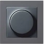 Gira Anthrazit Dimmer cover für gebaute Dimmer