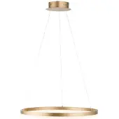 Paul Neuhaus LED Pendellampe TITUS Hängelampe rund dimmbar über Wandschalter warmweiß messing Wohnzimmer, Küche, Esszimmer