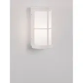 Nova Luce STONE Wandleuchte E27 Weiß 12W IP54 12x15x23cm 9002850