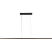 Masterlight Pendelleuchte Iota 1-flammig Aluminium Braun 160x10cm