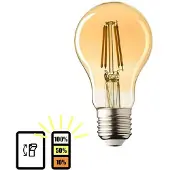 Lyora Dimmbar E27 - 4W - 2500K - 3staps