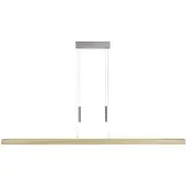 HerzBlut Leonora LED Balkenlampe mit Unterlicht Asteiche natur 160cm
