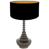 Steinhauer Tischlampe Bois schwarz 65cm