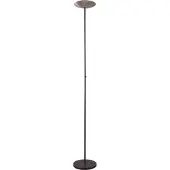 Masterlight Design-Stehlampe Scala schwarz mit Nickel Ø 25 cm