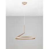 Lyora Design-Pendelleuchte Tilia mokkabraun