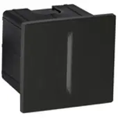 Nova Luce LED Wandeinbauleuchte Aizen 3W warmweiss 3000K IP65 Anthrazit Aluminium 7x6,5cm 9050708