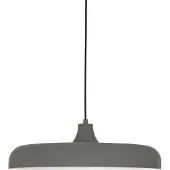 Steinhauer Pendelleuchte Krisip 1-flammig Grau Matt 50x50cm