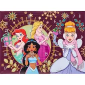 Sambro , Disney Princess Adventskalender mit 24 Fenstern, Bunt