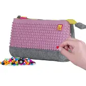 PIXIE CREW Etui mit Reißverschluss, Modell , mit rosa Akzent