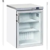 Casselin Gefrierschrank mit Glastür 200 L Weiß CANV200LB
