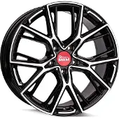 MAM Babyartikel GmbH 19 Zoll MAM B4 5x114,3 ET40 Alufelgen BLACK FRONT POLISH