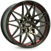Mam 18 Zoll MAM B2 5x112 ET45 Alufelgen BRONZE RED INSIDE
