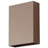 Artdelight Schlanke Wandleuchte Memphis Bronze gebürstet