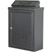 Ks Verlichting Anthrazitfarbener Briefkasten Postbox B6