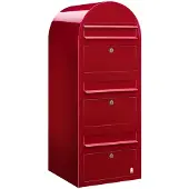 Bobi Briefkasten Trio 3001 Hellrot