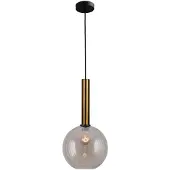 Masterlight Hängelampe Ø 25cm Bella 2 Antikes Messing mit Goldglas
