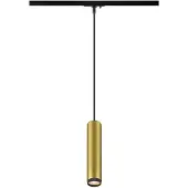 SLV GRIP! L, 1 Pendelleuchte, GU10, Pendellänge 200cm, 1x max. 6W, gold / schwarz 1008473