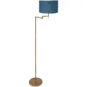 Mexlite Stehlampe Bella Bronze mit blauer Kappe