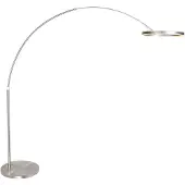 Steinhauer Design-Bogenlampe Ringlux Metall