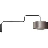 Steinhauer Wandlampe Bloeba, schwarz, für Wohn- / Esszimmer, Metall, Modern, Wandleuchte, Wandlampe Innen