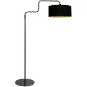 Steinhauer Stehlampe Bloeba, schwarz, für Wohn- / Esszimmer, Metall, Modern, Stehlampe