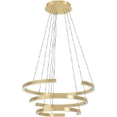 Stars of Light Hängelampe Labonete, dimmbar, messing / gold, für Wohn- / Esszimmer, Aluminium, Modern, Pendelleuchte