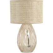 Searchlight Tischlampe Diane Champagner