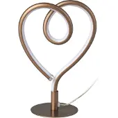 Eth Herztischlampe Lovie Anodic Brown