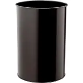 Durable Papierkorb METALL rund 30 Liter schwarz