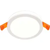 Maytoni Phanton Einbauleuchte DL2001-L12W LED, Weiß, aus Aluminum, 3000K, 750lm