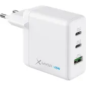 XLayer Powercharger USB-C Schnellladegerät I 65W PD I GaN Charger I 3-Port