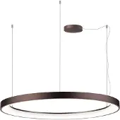 LED2 3273358DT LED-Deckenleuchte Bella Slim 1x80W | 5600lm | 3000-4000K - braun