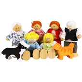 Bigjigs Set Einfamilienhäuser 8tlg