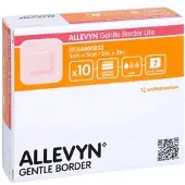 Allevyn Gentle Border Lite 5x5 cm Schaumverb. 10 ST