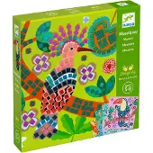 Djeco Kreatives Spielset - Mosaik - Dschungelvögel - - One Size - Kreatives Spielset