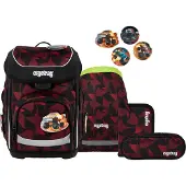 Ergobag Cubo Unaufhaltbär - 5-teiliges Schulranzenset, Farbe:unaufhaltbär, Größe:OS