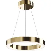Maytoni Moderne Pendelleuchte Saturno LED incl. in Messing aus Edelstahl 36 W für Küche, Schlafzimmer, Wohnzimmer, Esszimmer, Lobby