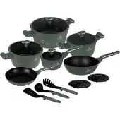 Berlinger Haus Berlingerhaus BH-8208 s titanovm povrchem 15 ks Matte Green Collection