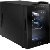 Tristar Haushaltsgeräte Tristar WR-7506, Thermoelektrische Weinkühler, Freistehend, 8 Flasche(n), E, Innenbeleuchtung, Schwarz